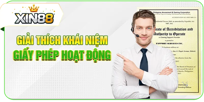 Giải thích khái niệm giấy phép hoạt động
